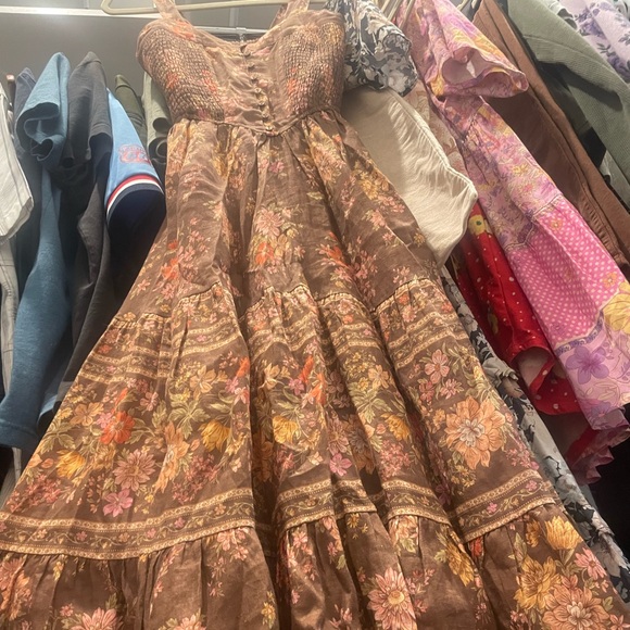 Spell & the Gypsy Collective Meadowland Linen Dress size XS EXCELLENT - Picture 5 of 15